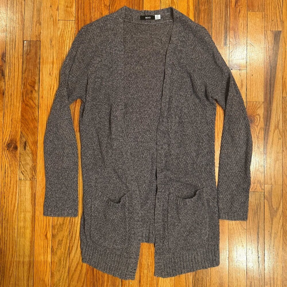 BDG Women's Gray Long Sleeve Cardigan Size Small